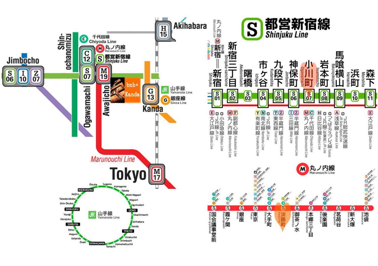 Bnb+ Kanda Tokyo Dış mekan fotoğraf